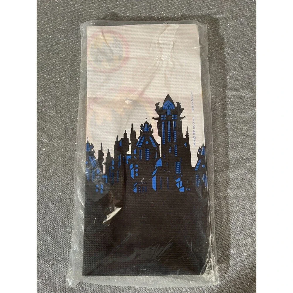 Vintage 2001 Batman Table Cover NOS Sealed DC Comics Y2K Birthday Party 54x89